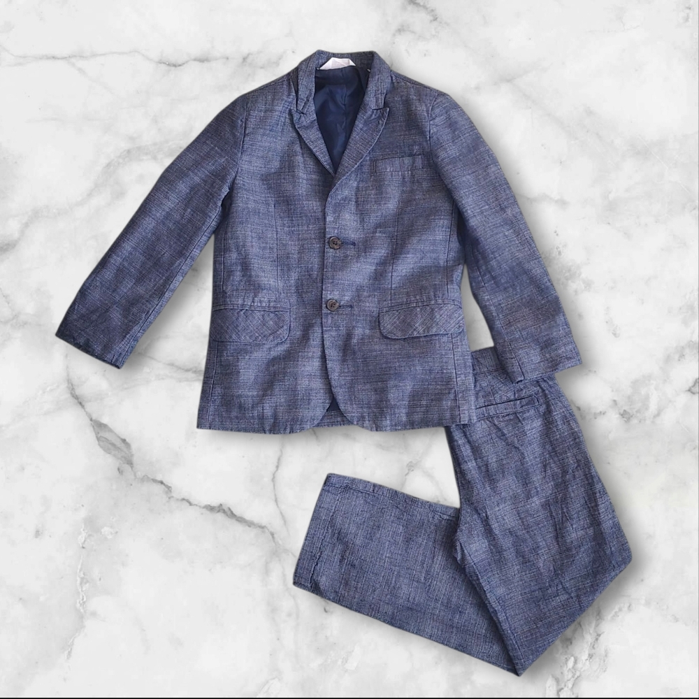 Cat & Jack Blue Matching Suit Set with Classic Tailoring